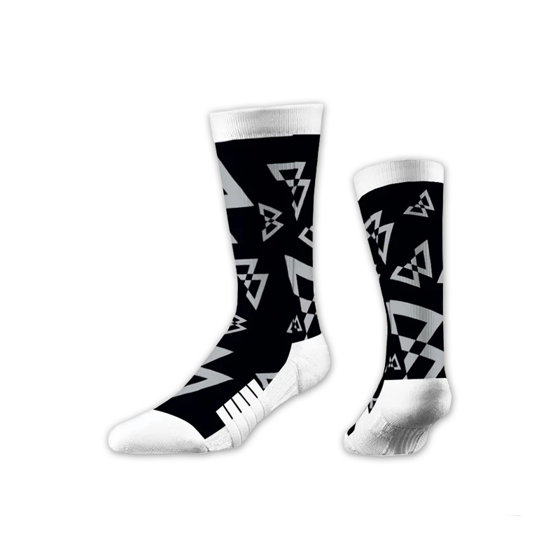 Beastmode x Strideline Crew Sock (Canvas Print Black)