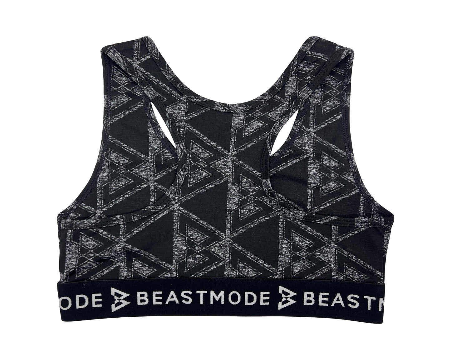 Beastmode Women's Racerback Sports Bra Back