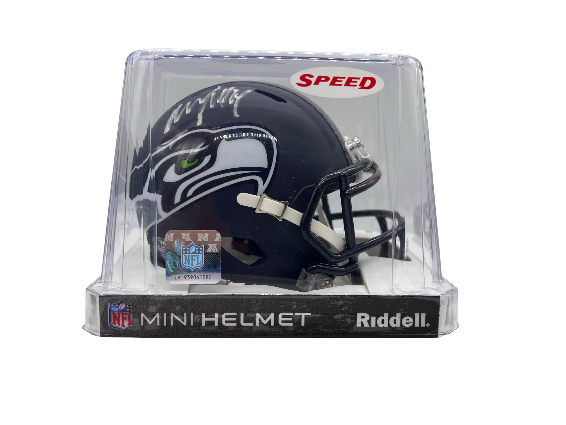 Marshawn Lynch Seattle Seahawks Autographed Riddell Speed Mini Helmet