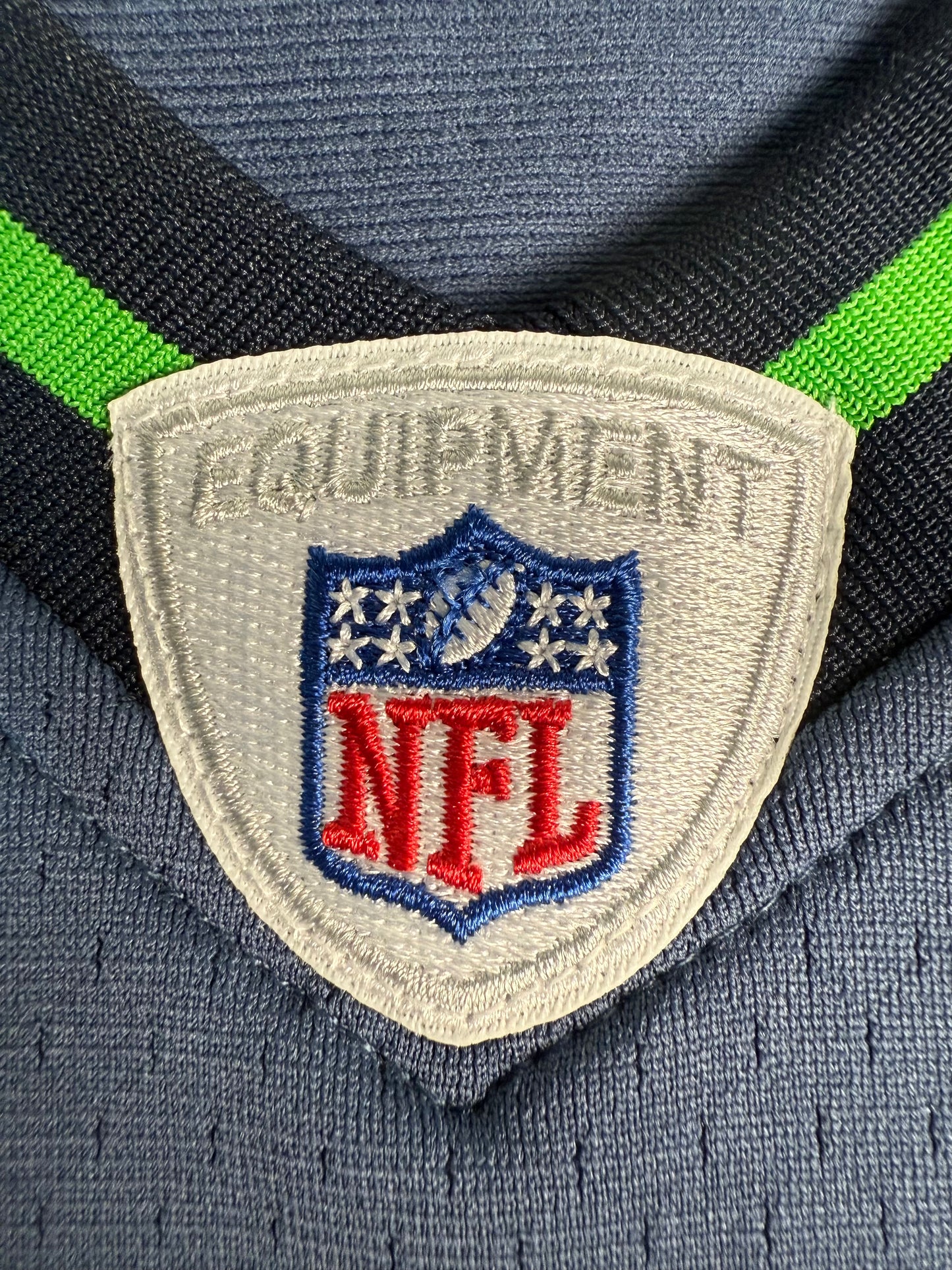 Mitchell & Ness Marshawn Lynch Seattle Seahawks 2010 Legacy Player (Autographed) Jersey Detail