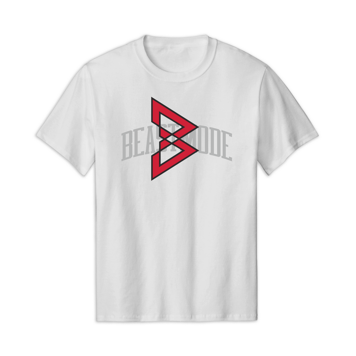 Beastmode Collegiate 2.0 Tee (White/Red/Black)