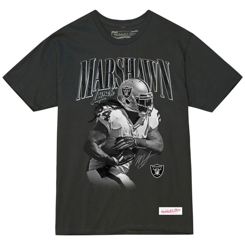 Mitchell & Ness NFL Ultimate Player Tee Raiders Marshawn Lynch