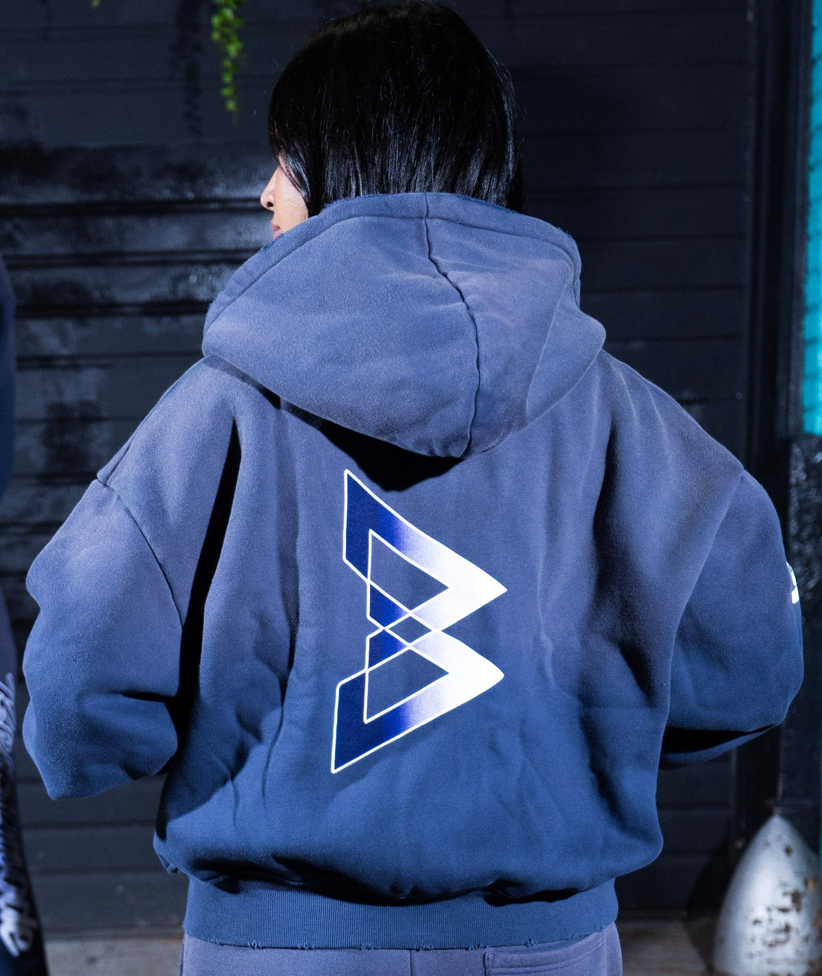 Beastmode Ombre Zip Hoodie (Navy)