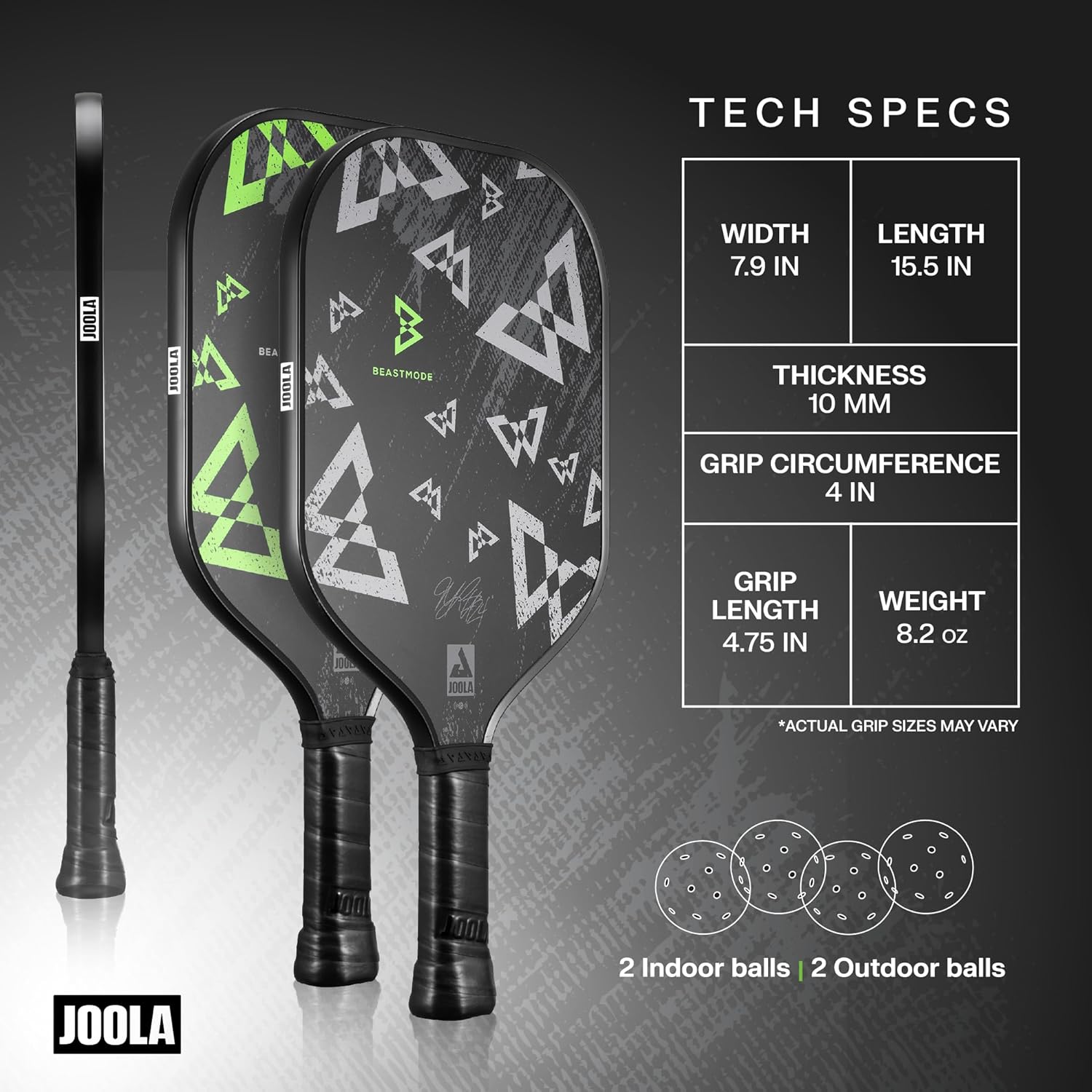 Beastmode x JOOLA Essentials Pickleball Paddle Set