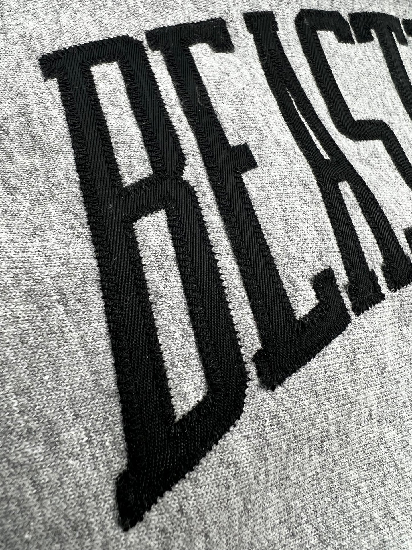 Beastmode Grey Heather Youth Basic Sweatpant - Collegiate Applique Close-up