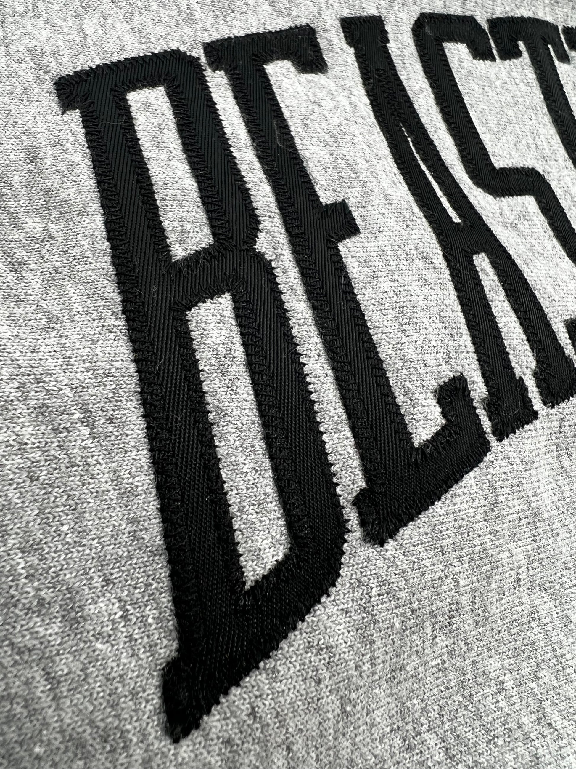 Beastmode Grey Heather Youth Basic Sweatpant - Collegiate Applique Close-up