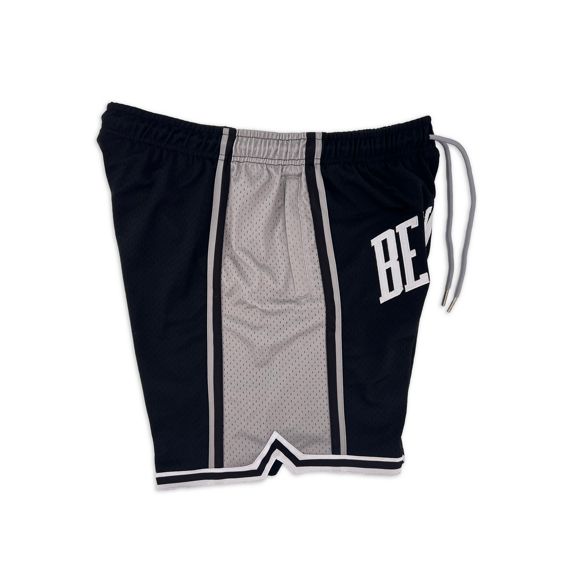 Beast Mode Jersey Shorts (Black/Grey/White) Right Side