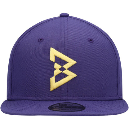 Beast Mode New Era 9FIFTY Snapback Hat (Purple) Front