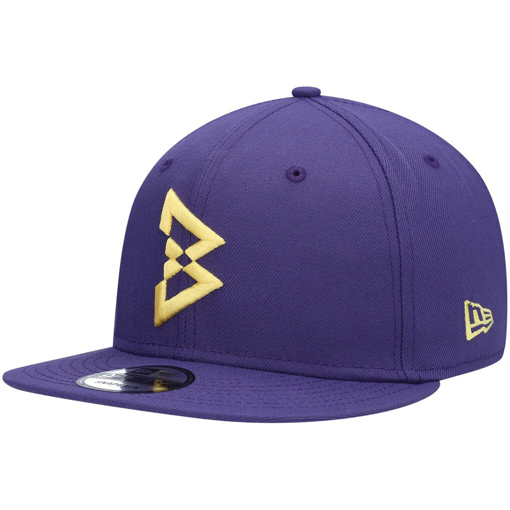 Beast Mode New Era 9FIFTY Snapback Hat (Purple) Left Side