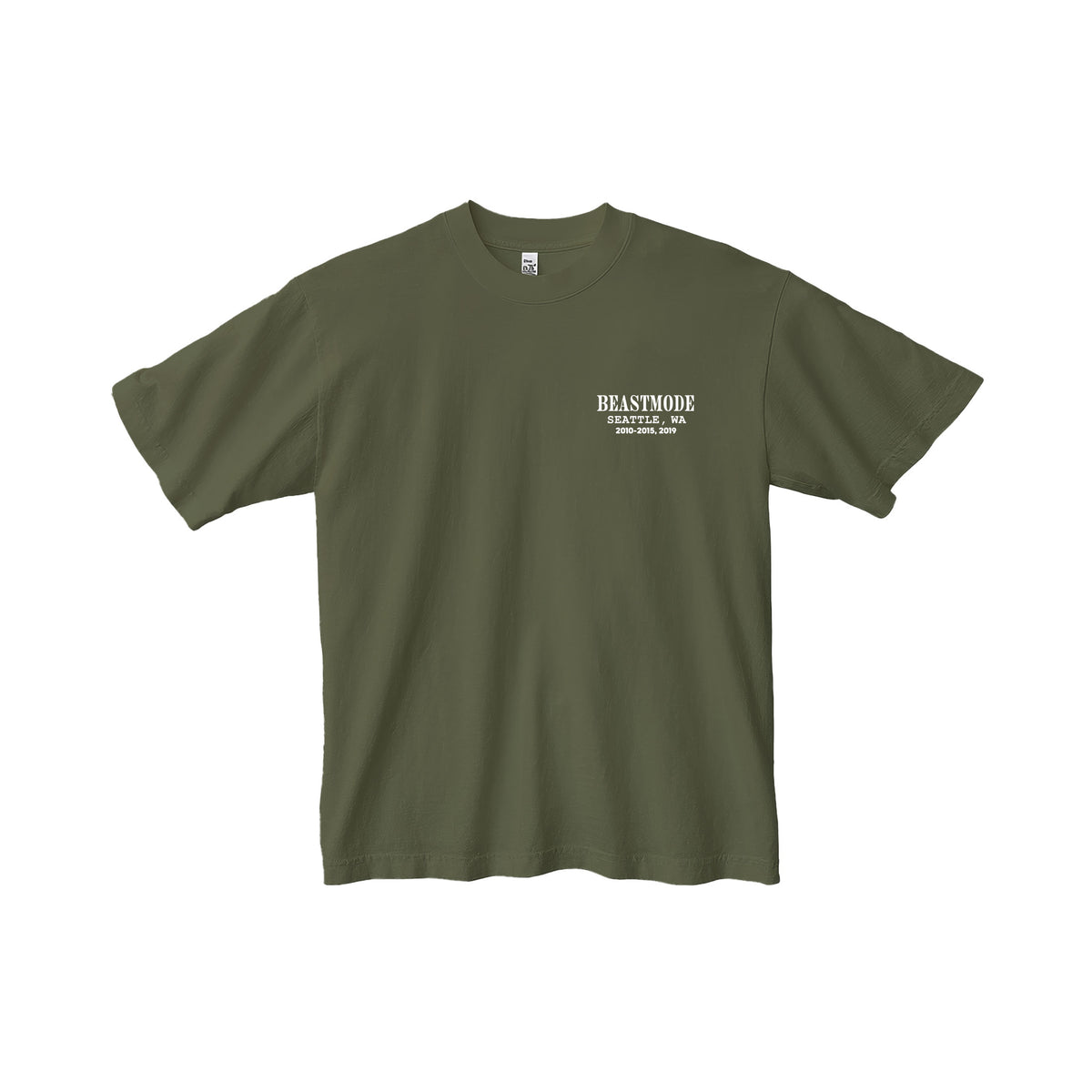 Beastmode Seattle Repeat Tee (Army) Front