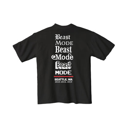 Beastmode Seattle Repeat Tee (Vintage Black)