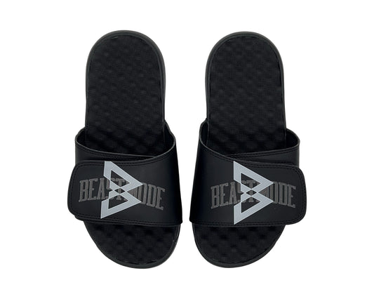 Beastmode Collegiate 2.0 ISlide Sandals (Black/Silver)