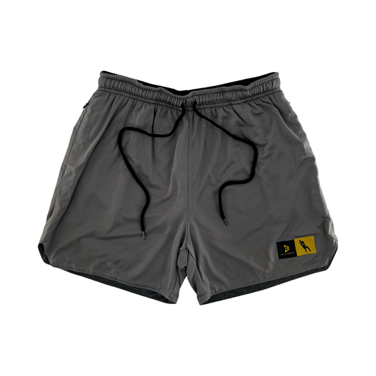 Beastmode HMD Label Short (Grey) Front