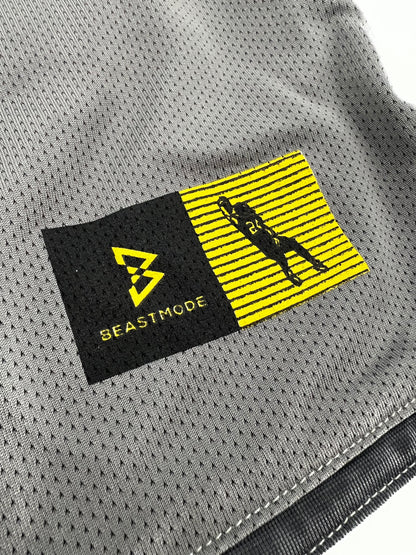 Beastmode HMD Label Short (Grey) Close-up