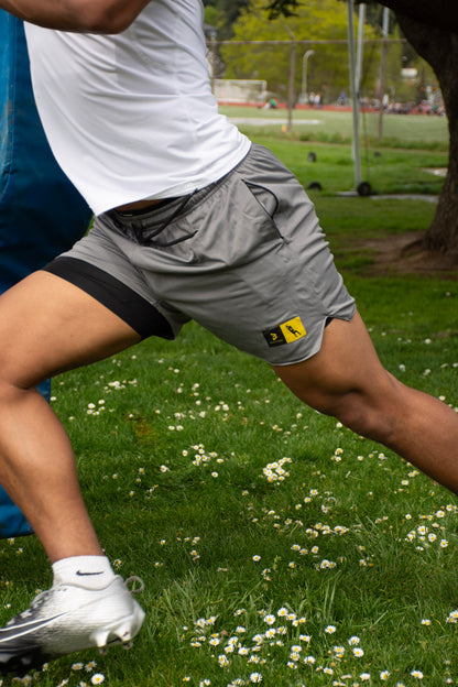 Beastmode HMD Label Short (Grey) Left Side
