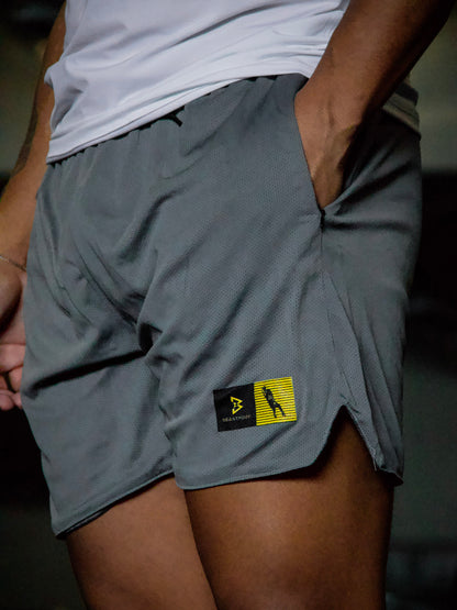 Beastmode HMD Label Short (Grey) Left Side