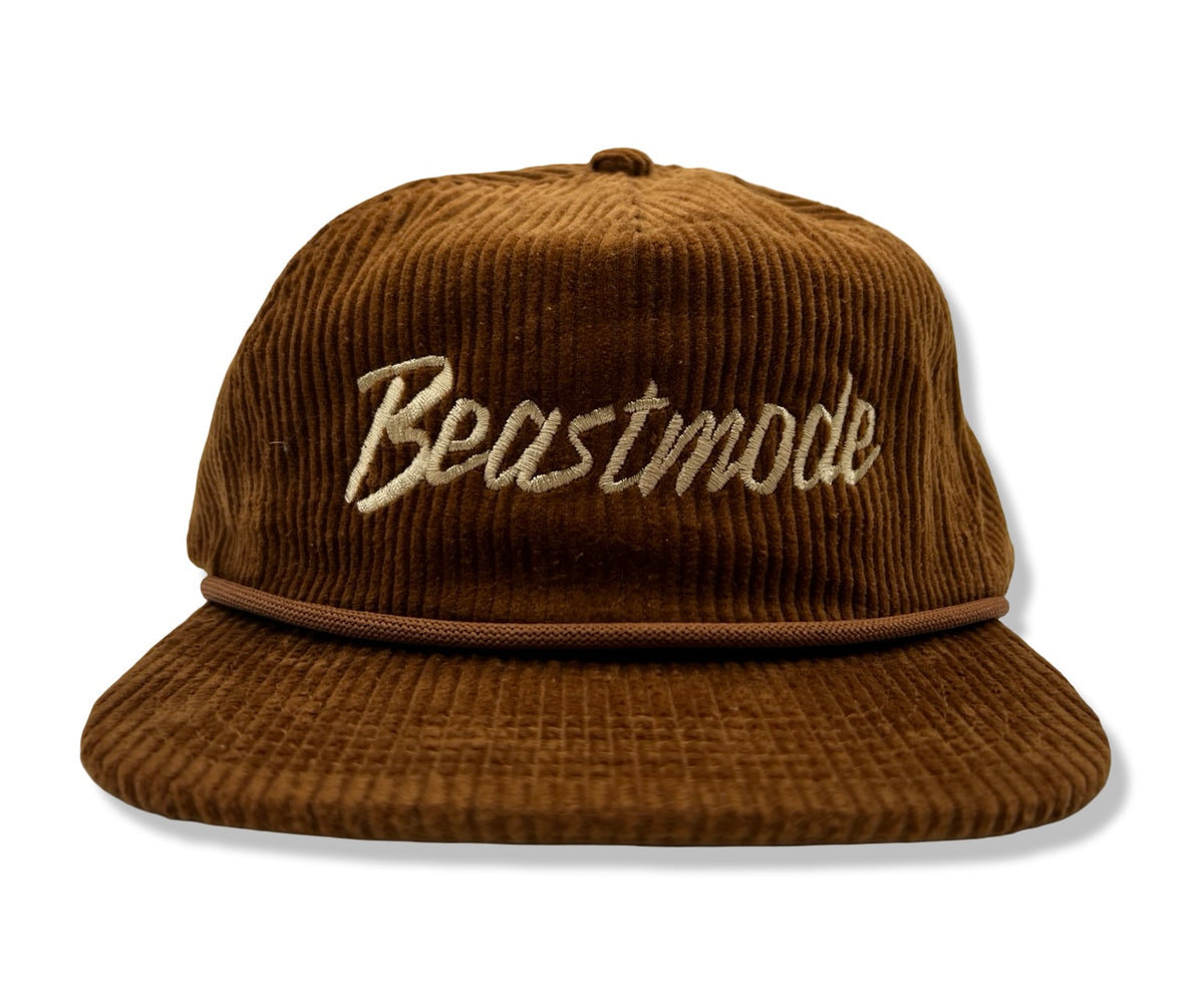 Beastmode Script Rope Hat (Camel/Crème) Front