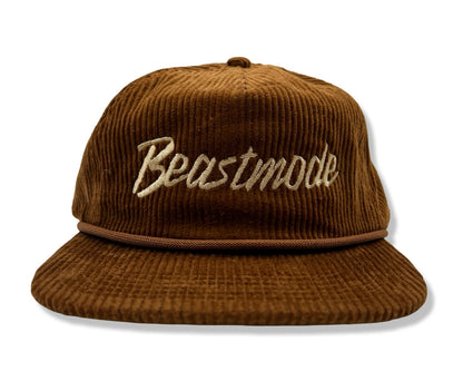 Beastmode Script Rope Hat (Camel/Crème) Front