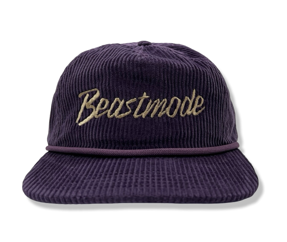 Beastmode Script Rope Hat (Mauve/Crème) Front