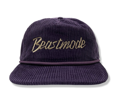 Beastmode Script Rope Hat (Mauve/Crème) Front