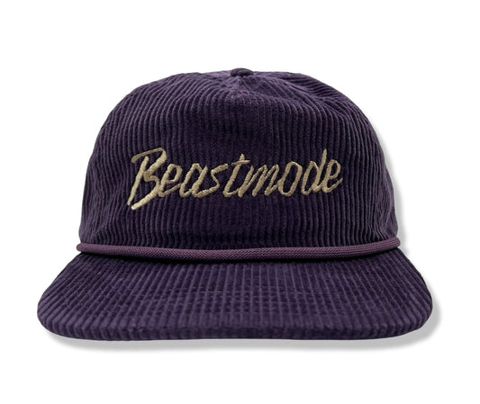 Beastmode Script Rope Hat (Mauve/Crème) Front