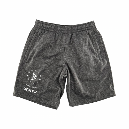 Beastmode That 24 Tech Fleece Short (Grey Heather) Front