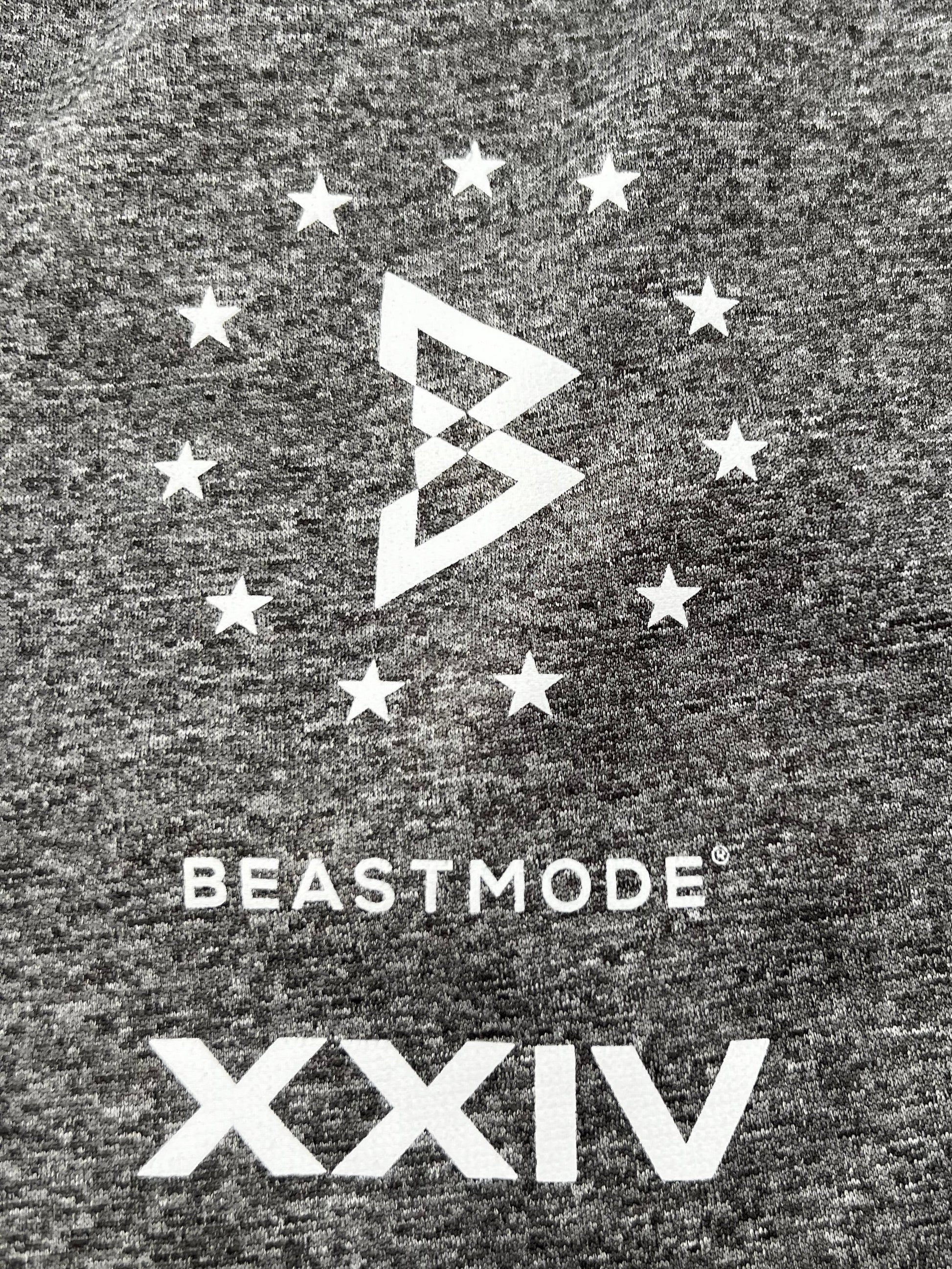 Beastmode That 24 Tech Fleece Short (Grey Heather) Close-Up