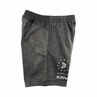 Beastmode That 24 Tech Fleece Short (Grey Heather) Right Side