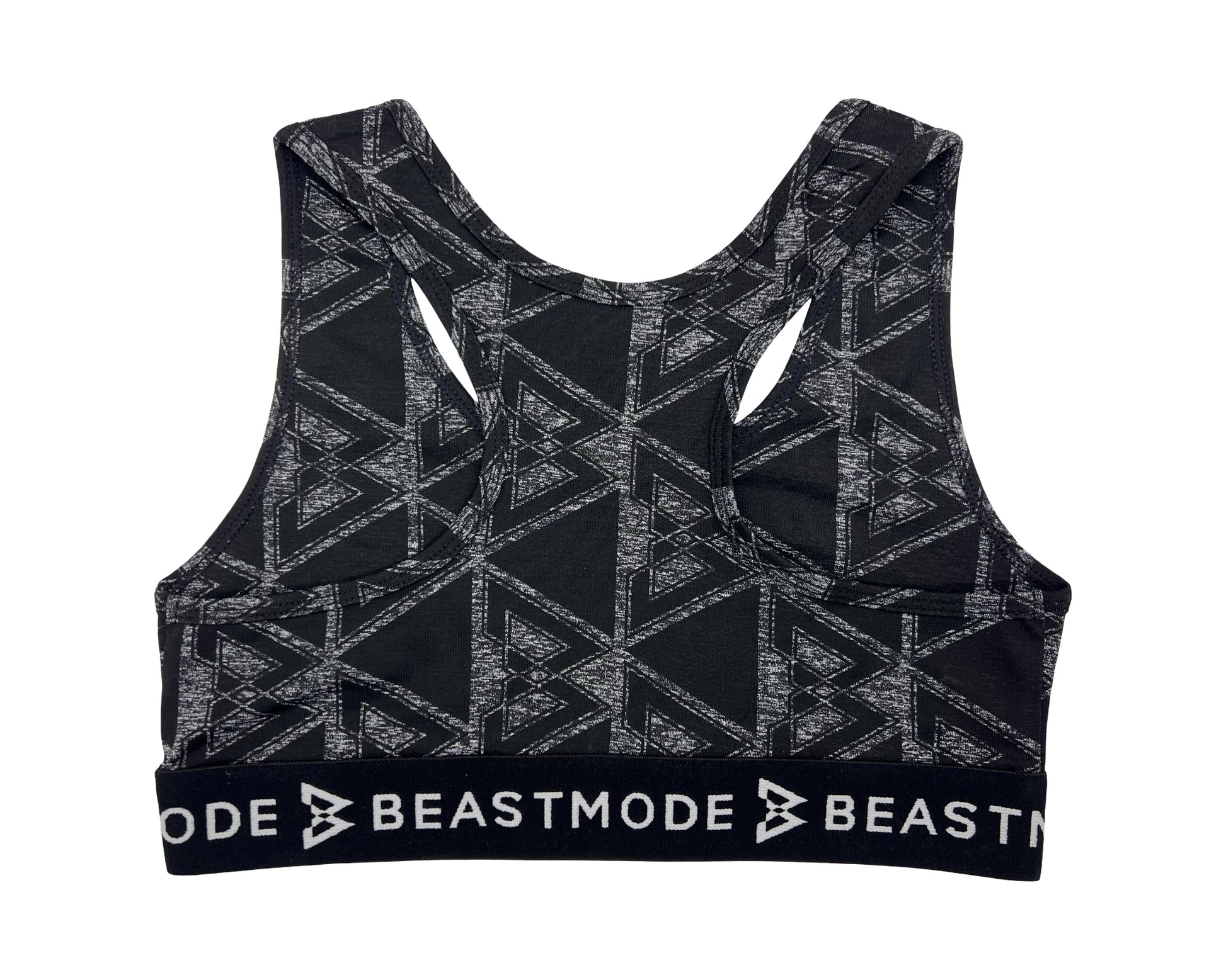 Beastmode Women's Racerback Sports Bra Back