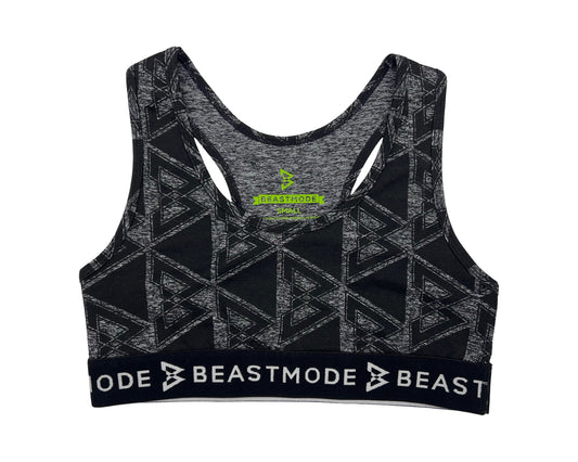 Beastmode Women's Racerback Sports Bra Front