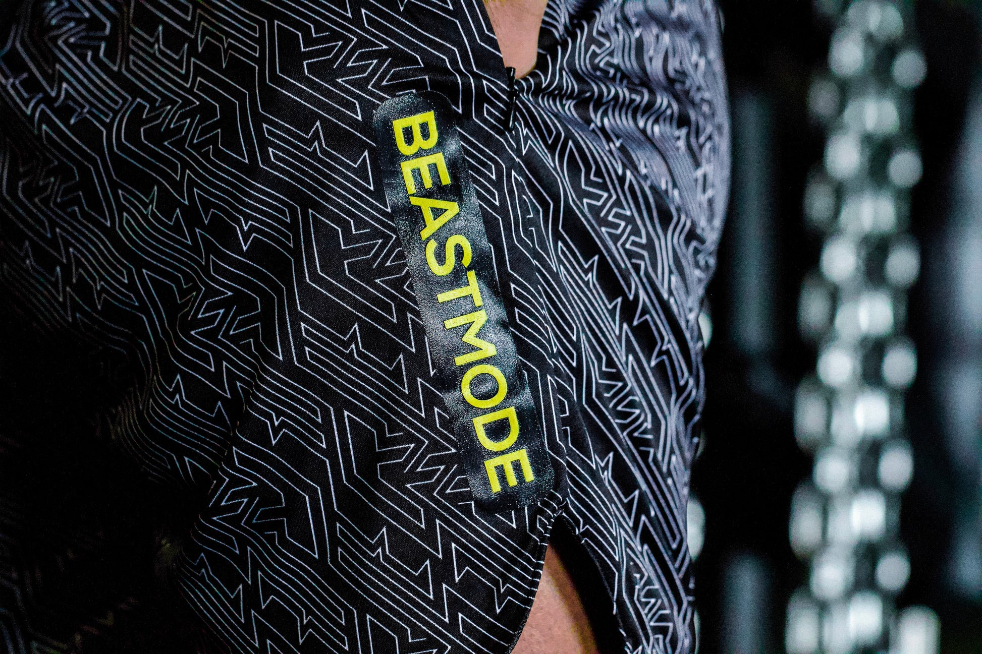 Beastmode Wordmark Digi Short Close-up