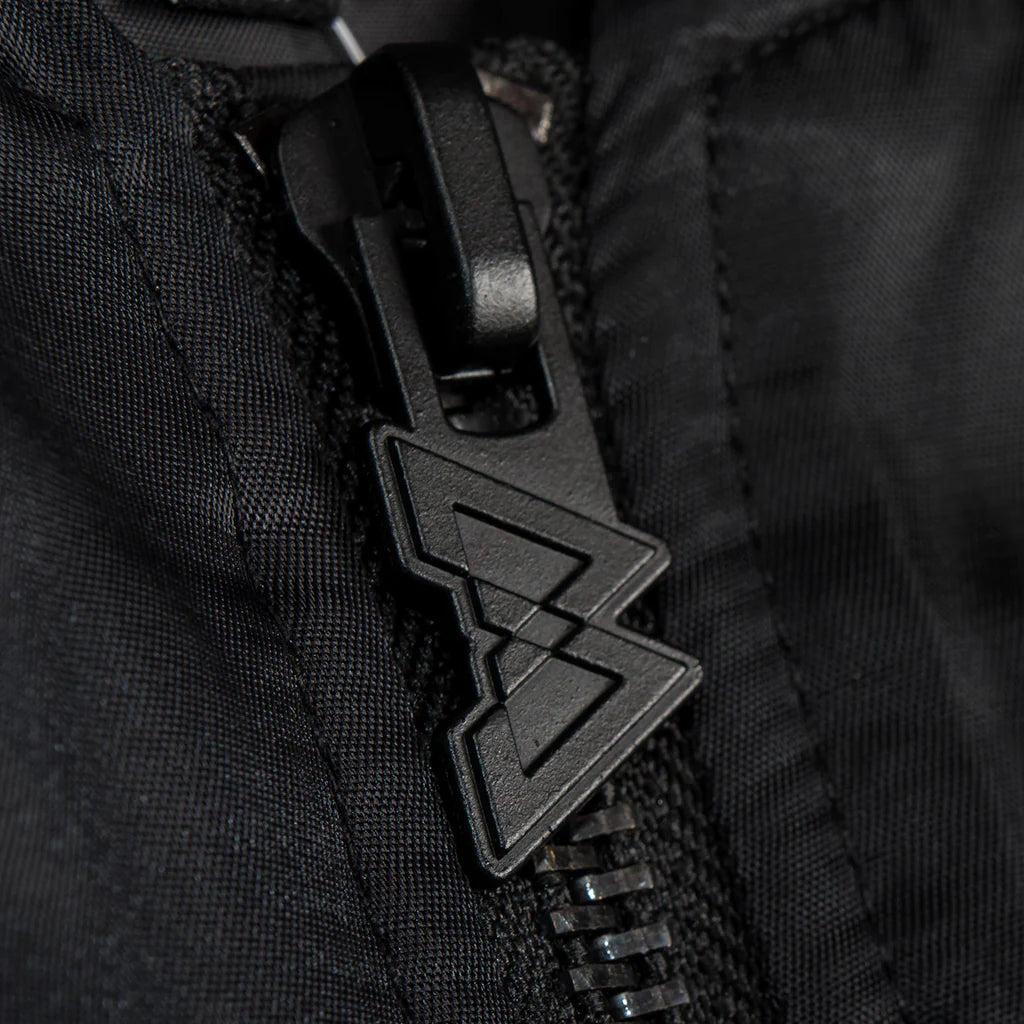 Beastmode Classic Bomber Jacket (Black) Zipper Detail