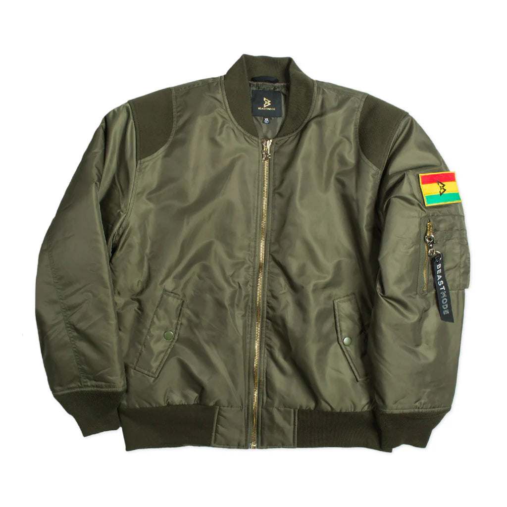 Beastmode Classic Bomber Jacket (Olive)