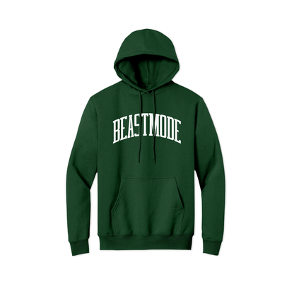 Beastmode Collegiate GLOW Hoodie (Dark Green)
