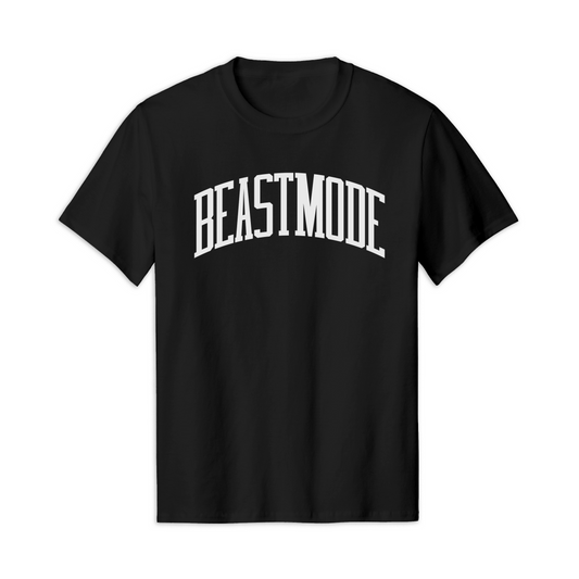 Beastmode Collegiate PUFF Tee (Black/White)