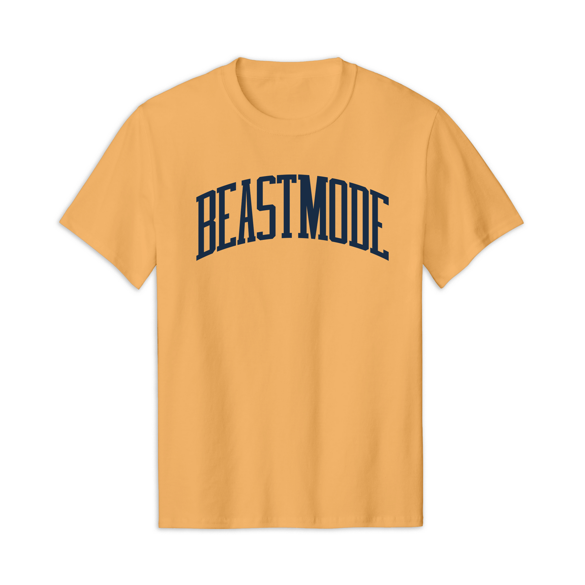 Beastmode Collegiate PUFF Tee (Citrus/Navy)