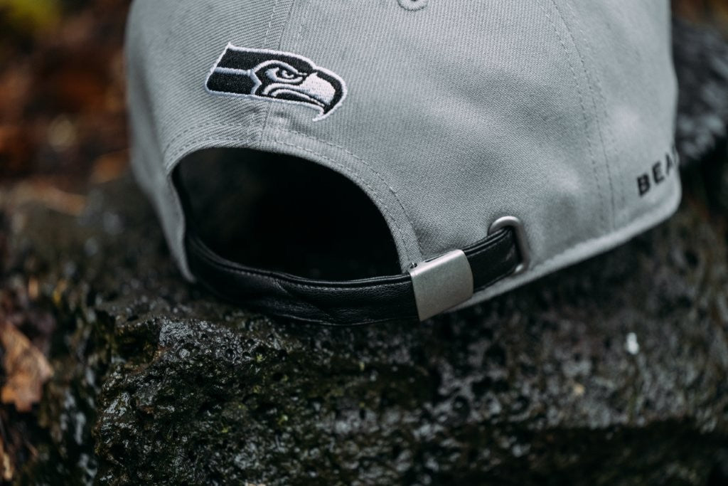 Beastmode Oakland Seahawks NFL New Era 9FIFTY Snapback Hat (Faux Leather Brim & Backstrap)