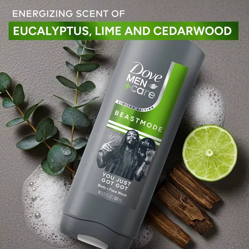 You Just Got Got Dove Men+Care Limited Edition Body Wash Beastmode Collection - 18 fl oz