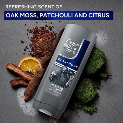 Beast To The Bone Dove Men+Care Limited Edition Body Wash Beastmode Collection - 18 fl oz