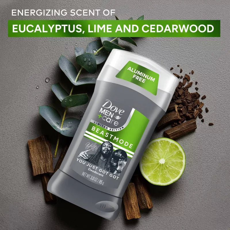 Dove Men+Care Aluminum-Free Limited Edition Deodorant Stick Beastmode Collection - You Just Got Got - 3oz