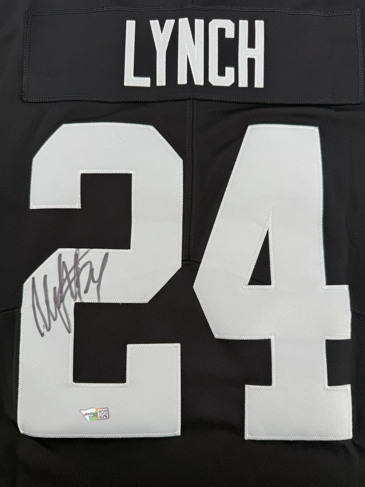 Marshawn Lynch Raiders #24 Autographed Nike Game Jersey (Women’s)