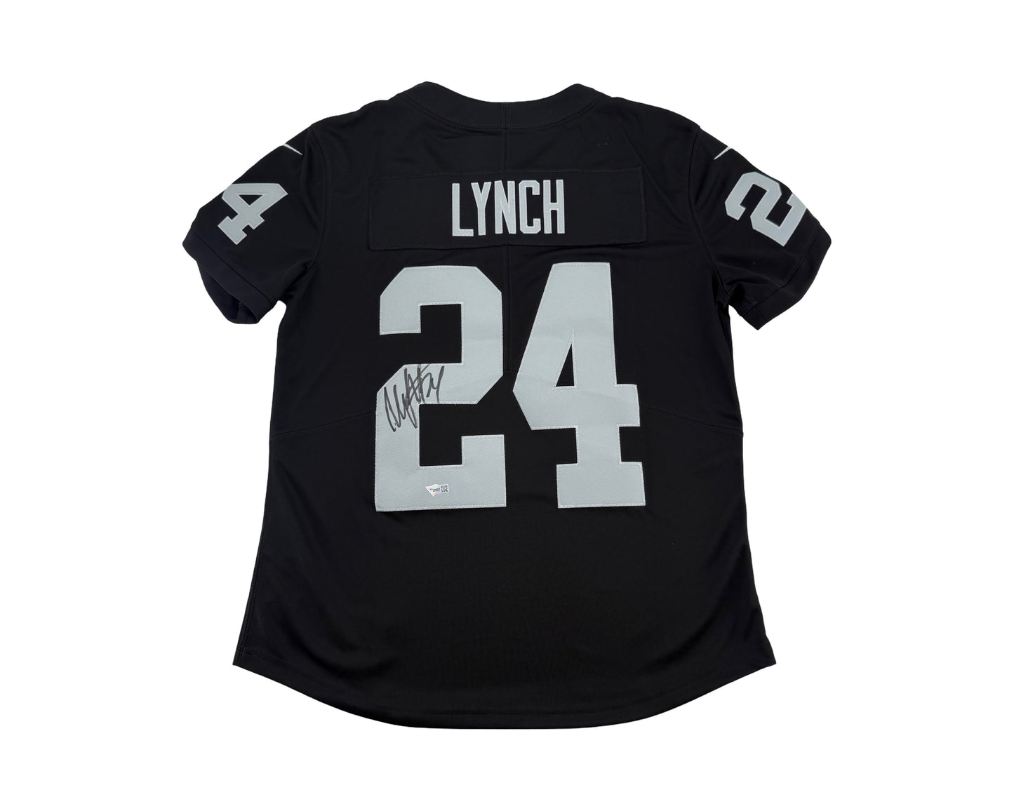 Marshawn Lynch Raiders #24 Autographed Nike Game Jersey (Women’s)