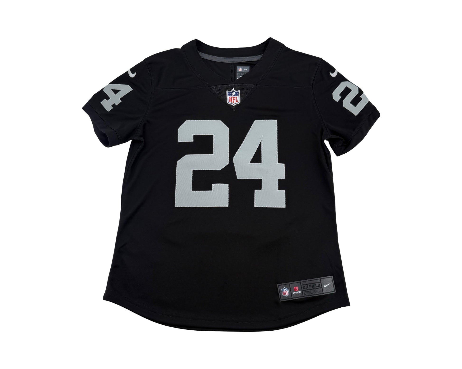 Marshawn Lynch Raiders #24 Autographed Nike Game Jersey (Women’s)