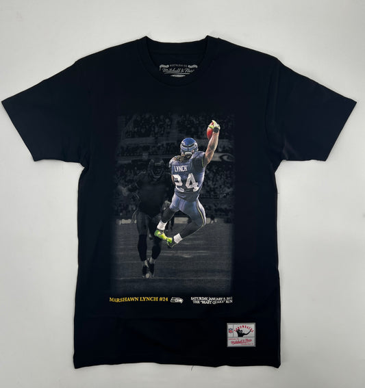 Mitchell & Ness Marshawn Lynch Seahawks Moments Tee