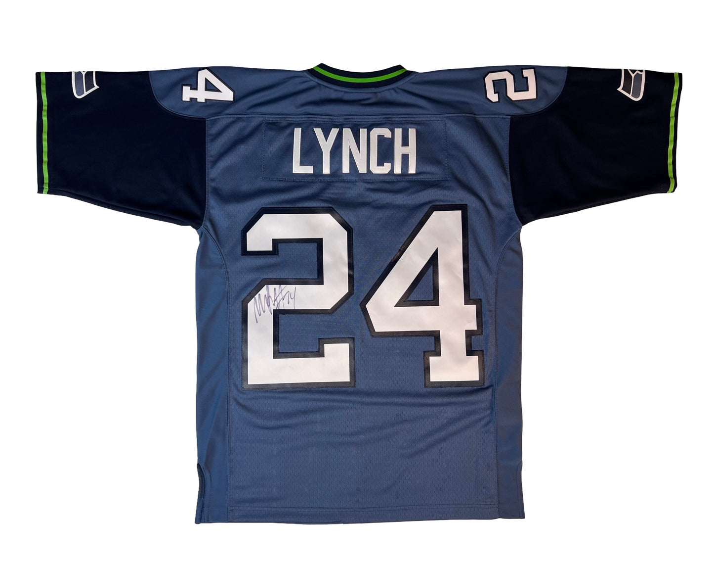Mitchell & Ness Marshawn Lynch Seattle Seahawks 2010 Legacy Player Jersey (Autographed) Back