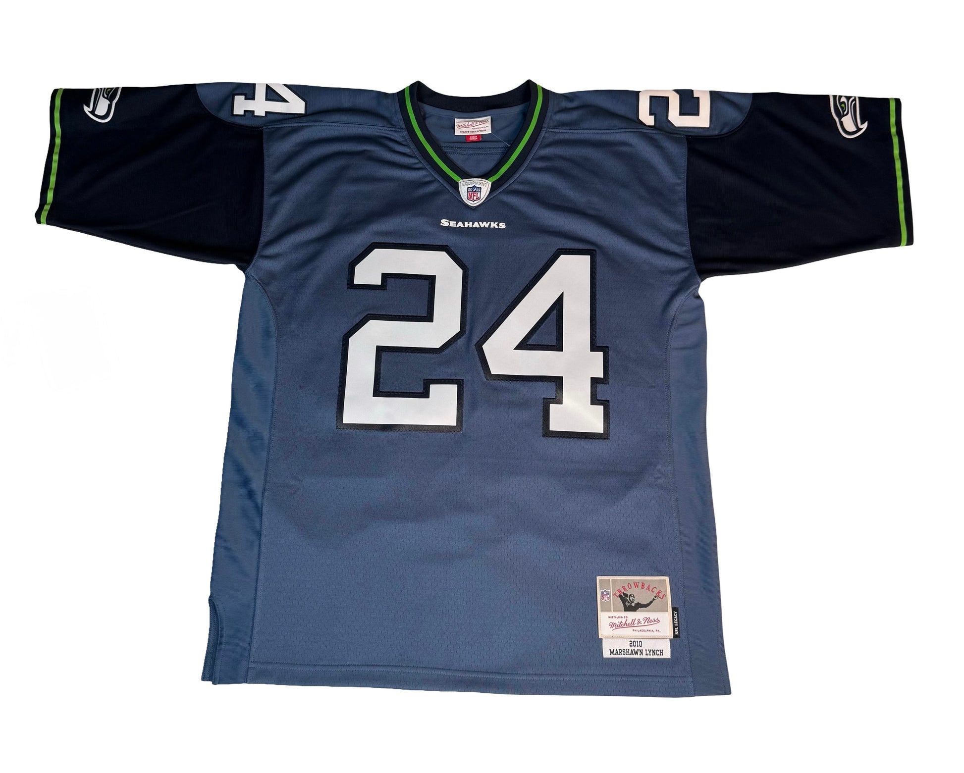 Mitchell & Ness Marshawn Lynch Seattle Seahawks 2010 Legacy Player Jersey (Autographed) Front