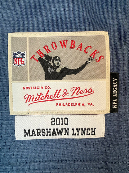 Mitchell & Ness Marshawn Lynch Seattle Seahawks 2010 Legacy Player Jersey (Autographed) Label