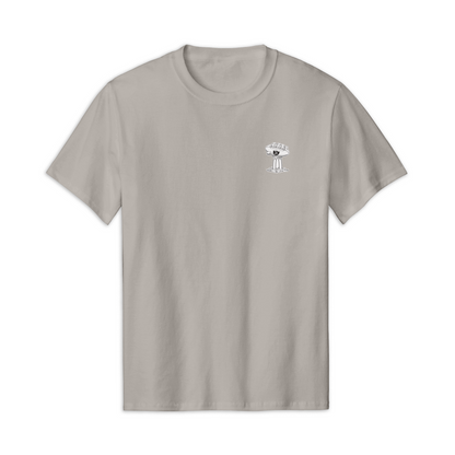 Beastmode Glow Skeleton Tee (Silver) Front