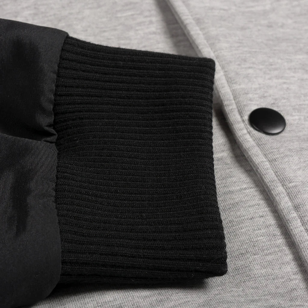 Technical Bomber (Grey Heather/Black) Cuff