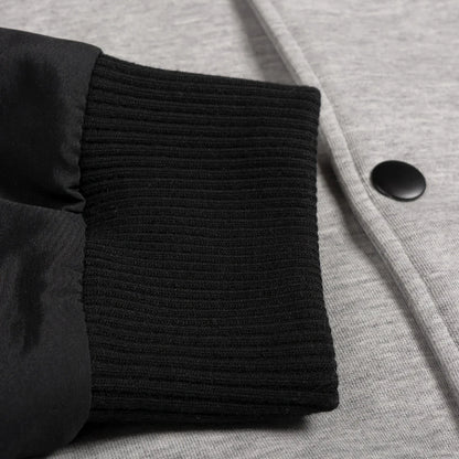 Technical Bomber (Grey Heather/Black) Cuff
